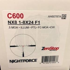 Nightforce C600 NX8